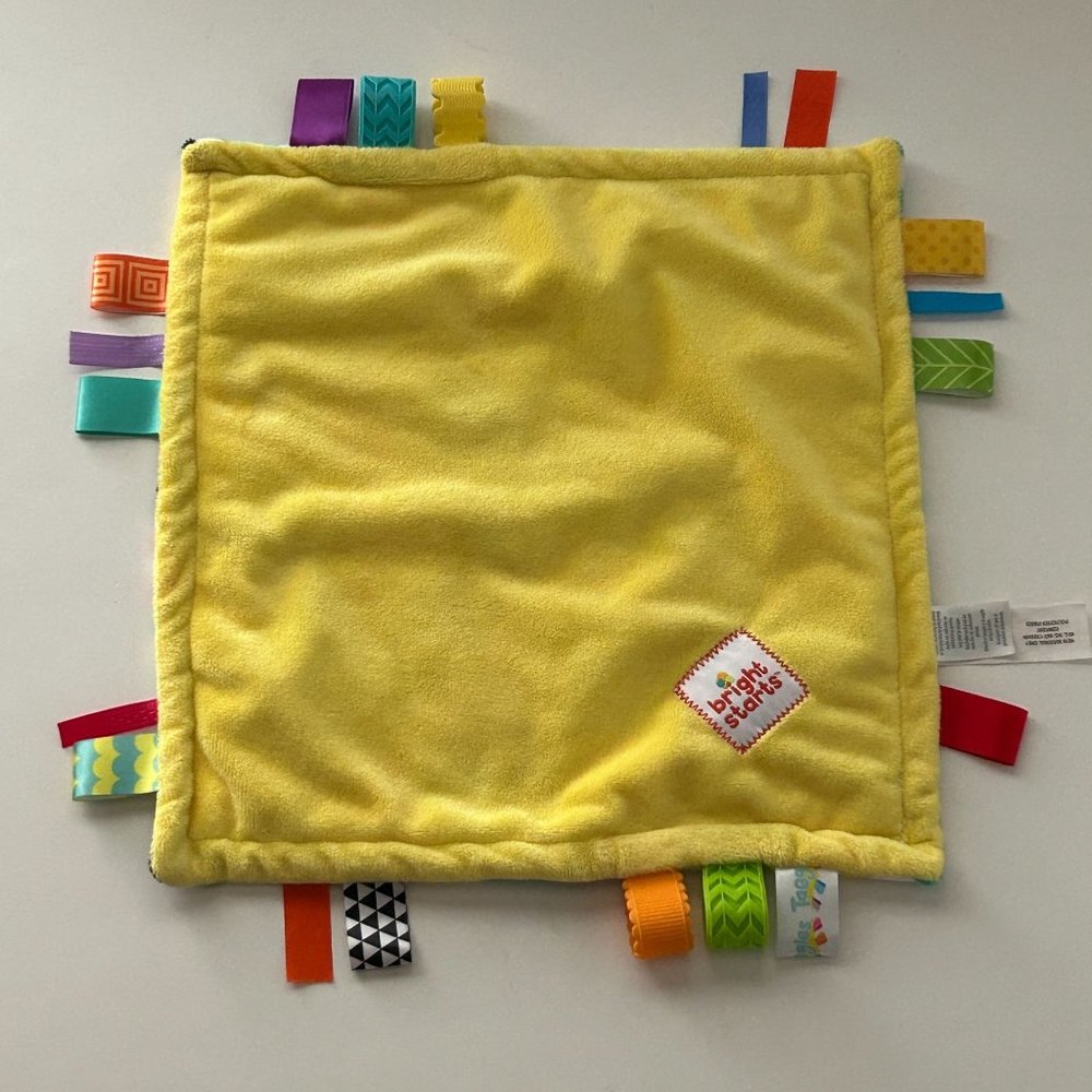 4/$25 Bright Starts Taggies Security Blanket Baby Circles Lovey Sensory - Picture 2 of 12